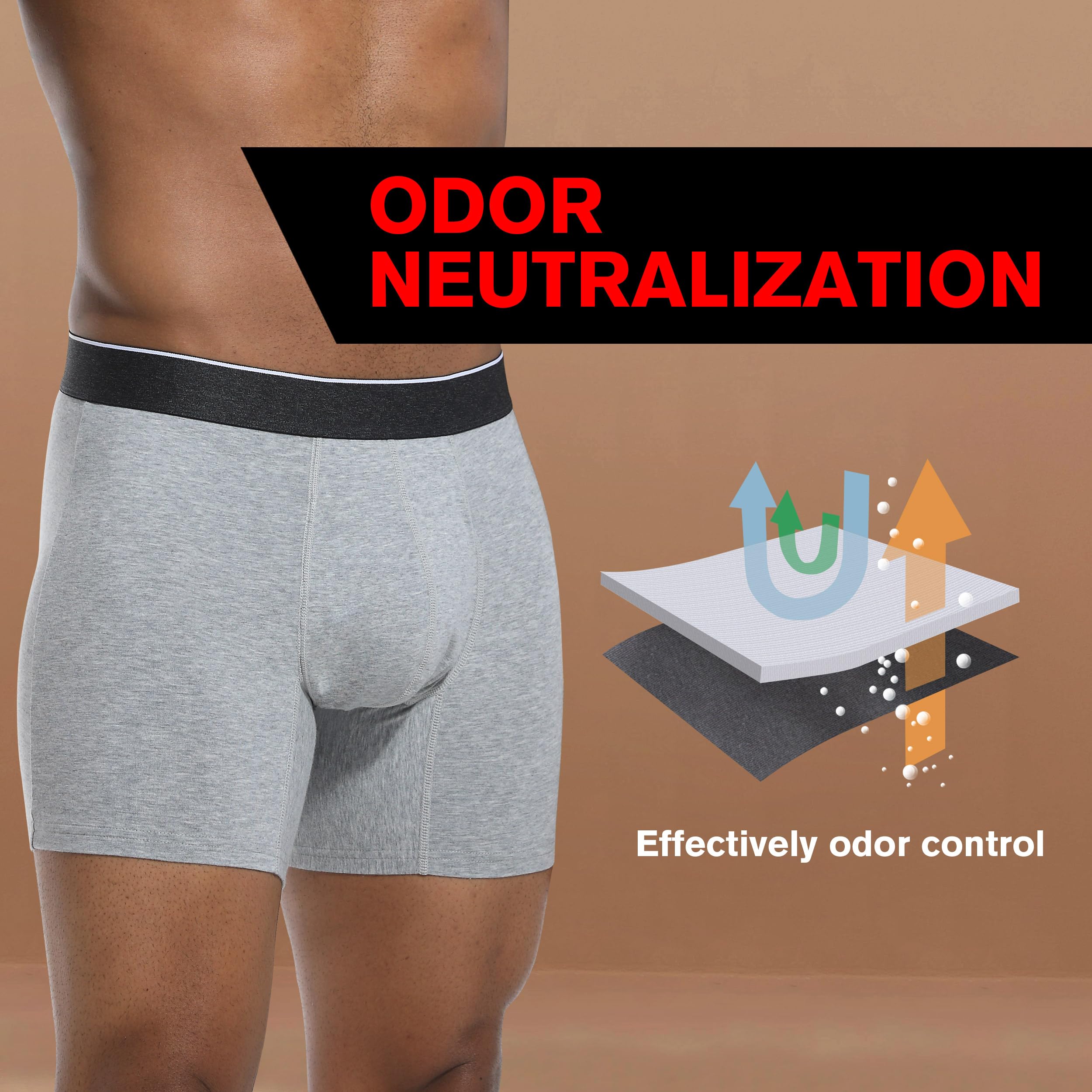 REELINDRY odor-control technology keeps underwear fresh between washes.