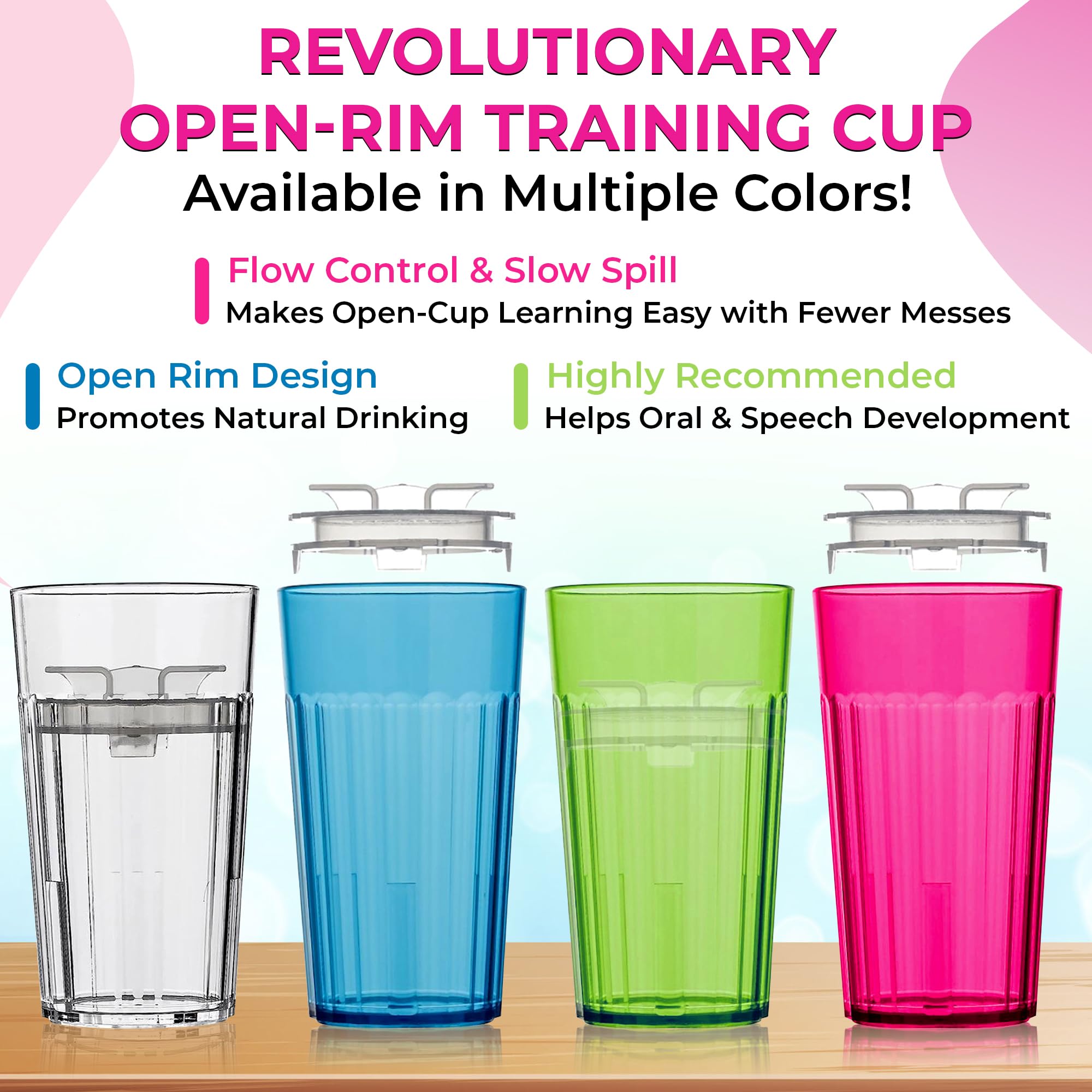 Reflo Smart Cup Bundle dishwasher safe top rack for easy cleanup