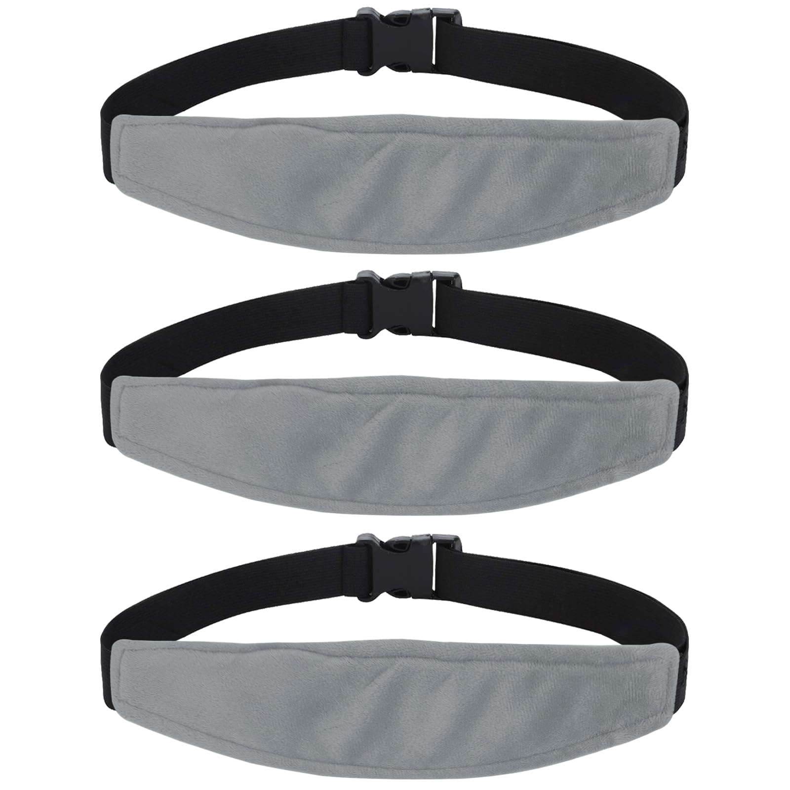 REFLYAWAY 3Piece head support front view offers gentle head stability on car trips