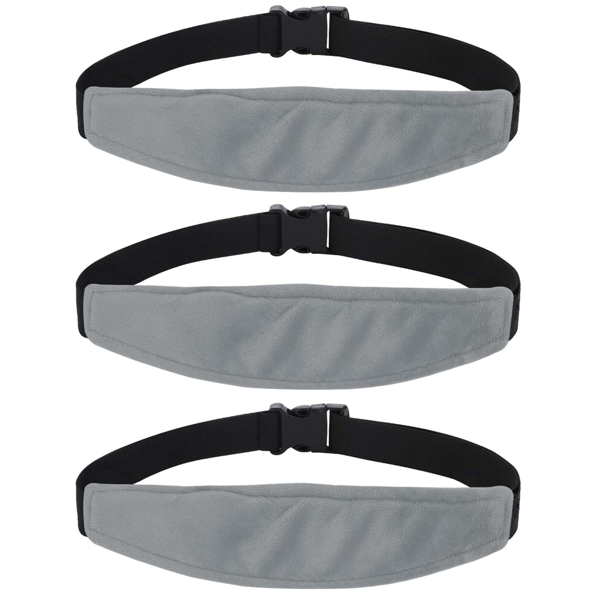 REFLYAWAY 3Piece head support front view offers gentle head stability on car trips