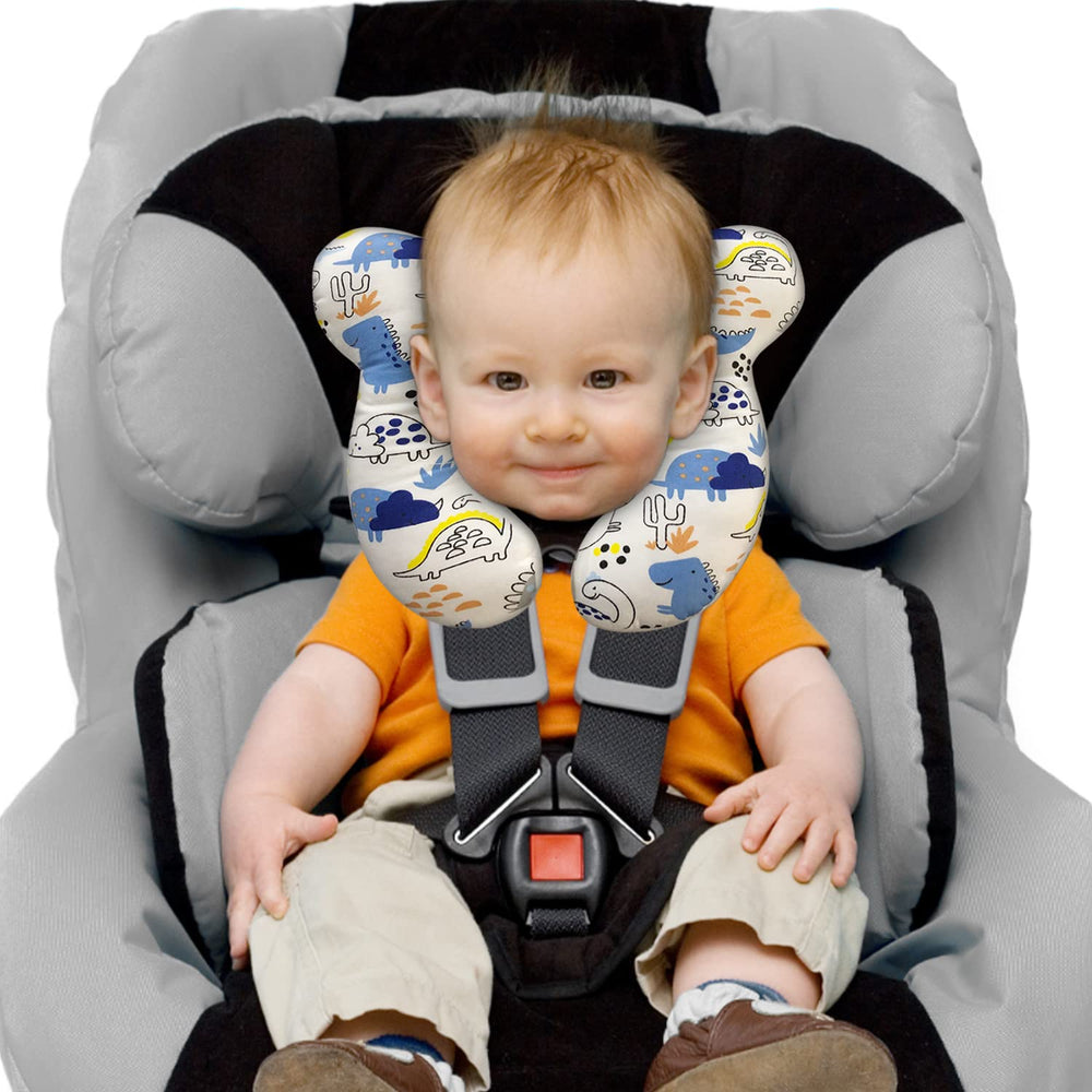 REFLYAWAY blue dinosaur pillow skin-friendly material keeps nap time comfy