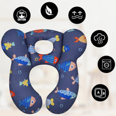 RELFYAWAY pillow for strollers and planes, soft neck support.