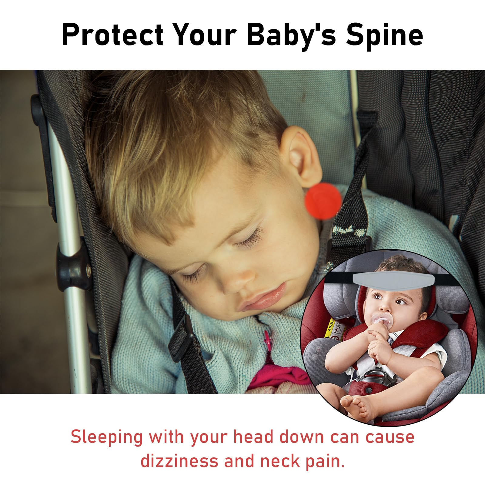 Reflyaway car-seat-attachment-grey demonstrates secure setup for on-the-go travel.