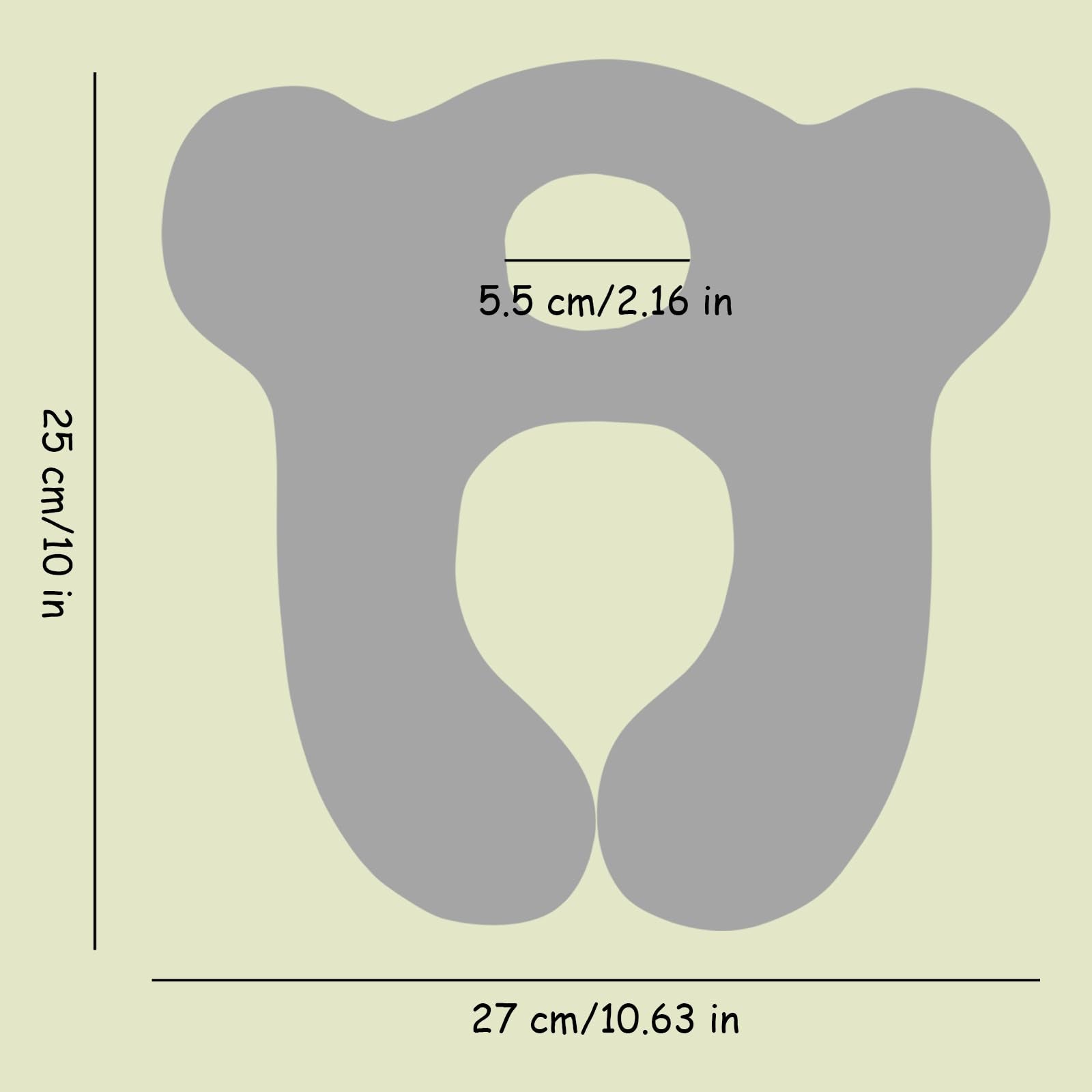 Reflyaway car-seat neck-support pillow soft fabric provides gentle comfort on rides