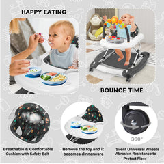 RefoereBabe walker in bouncer mode offers gentle motion for soothing moments.