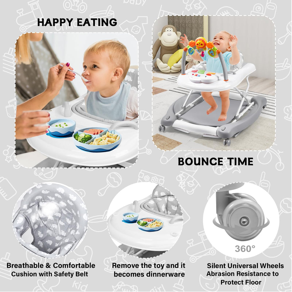 RefoereBabe feeding tray included for snack time.
