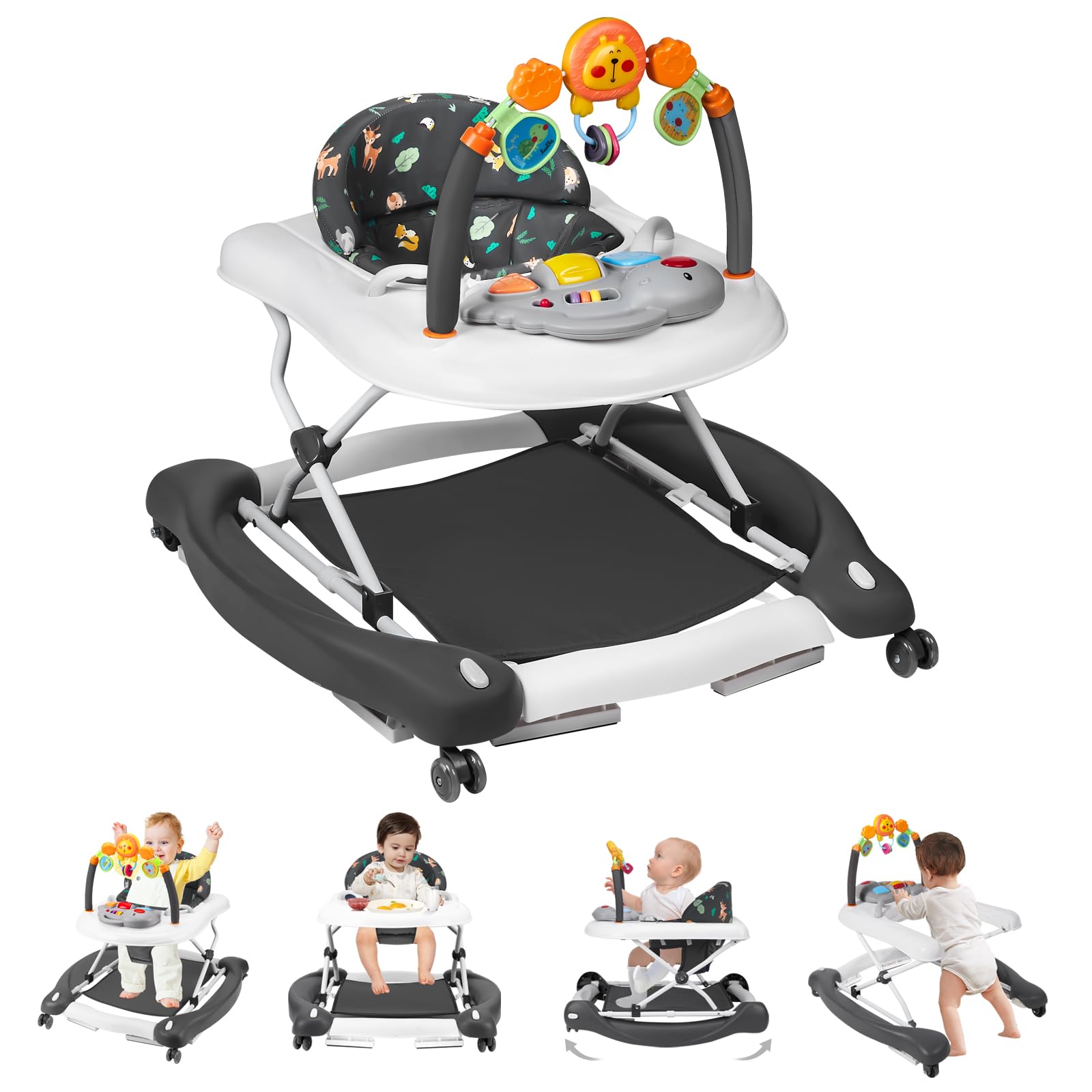 RefoereBabe baby walker in foldable design for easy storage and travel.