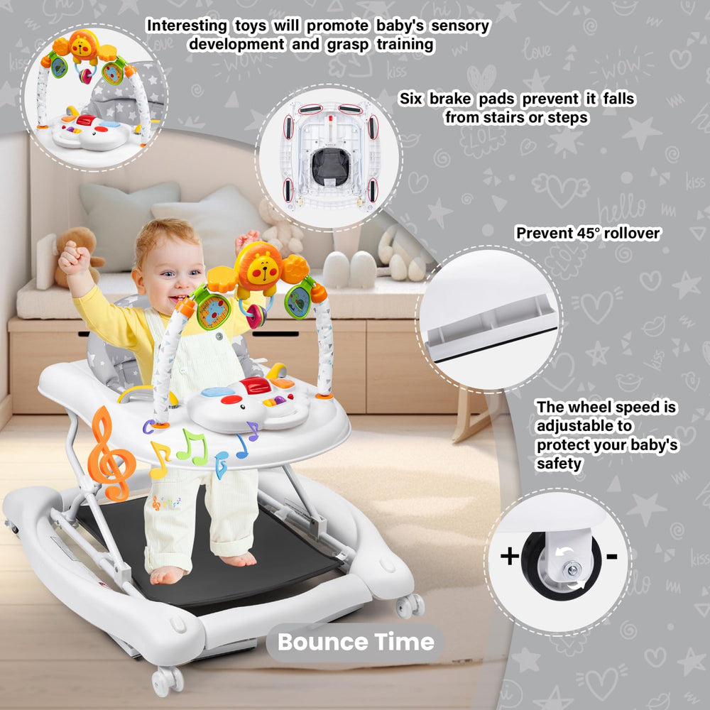 RefoereBabe baby walker height adjustment keeps pace with growth