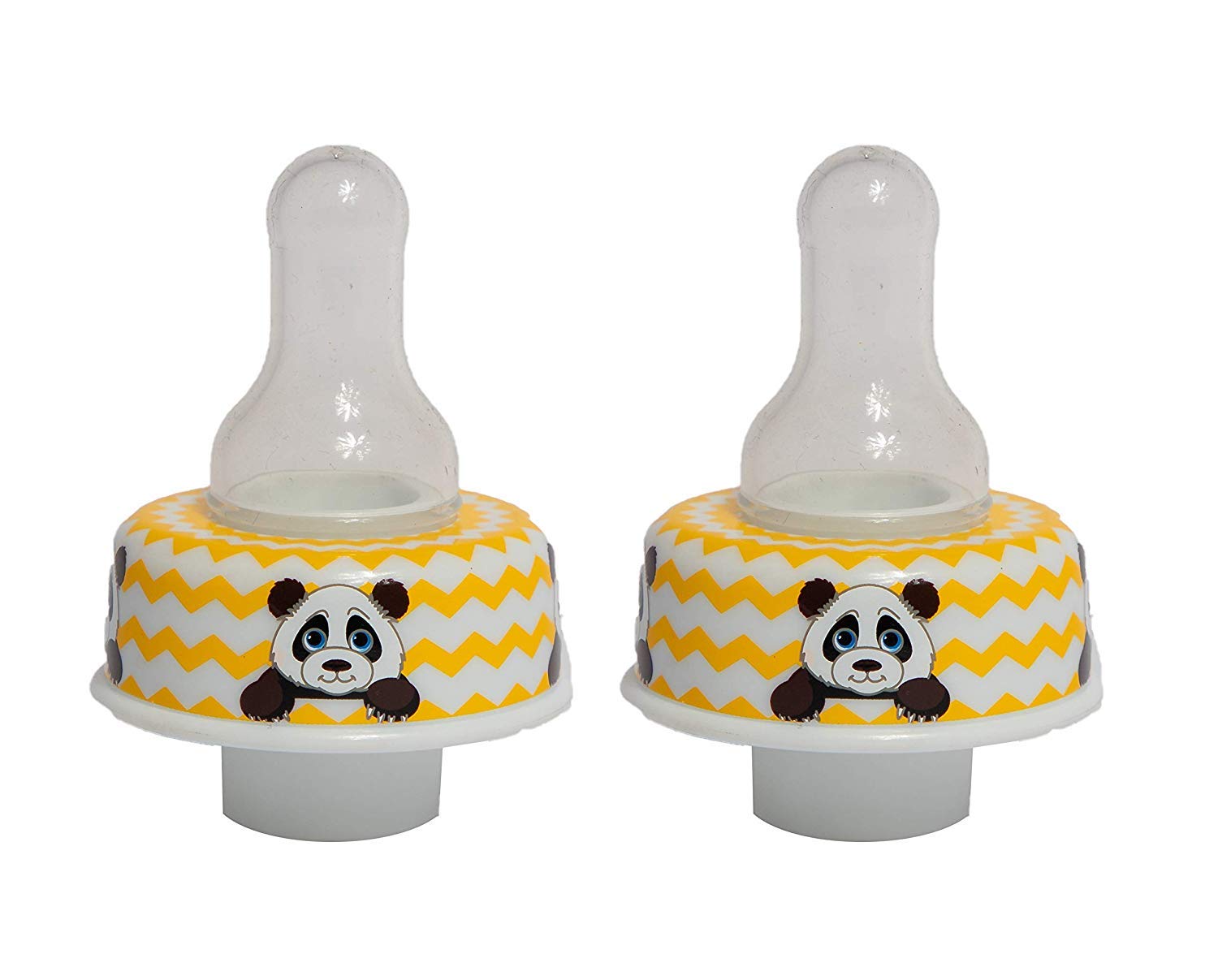Refresh-a-Baby bottle top adapter on a bottle for a seamless sippy transition.