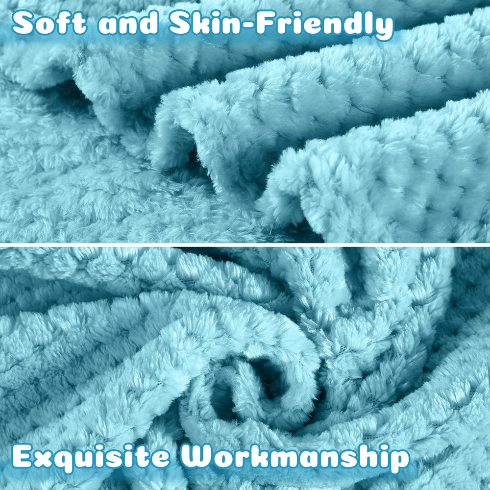 Reginary baby blanket in nursery shows gentle warmth and plush feel.
