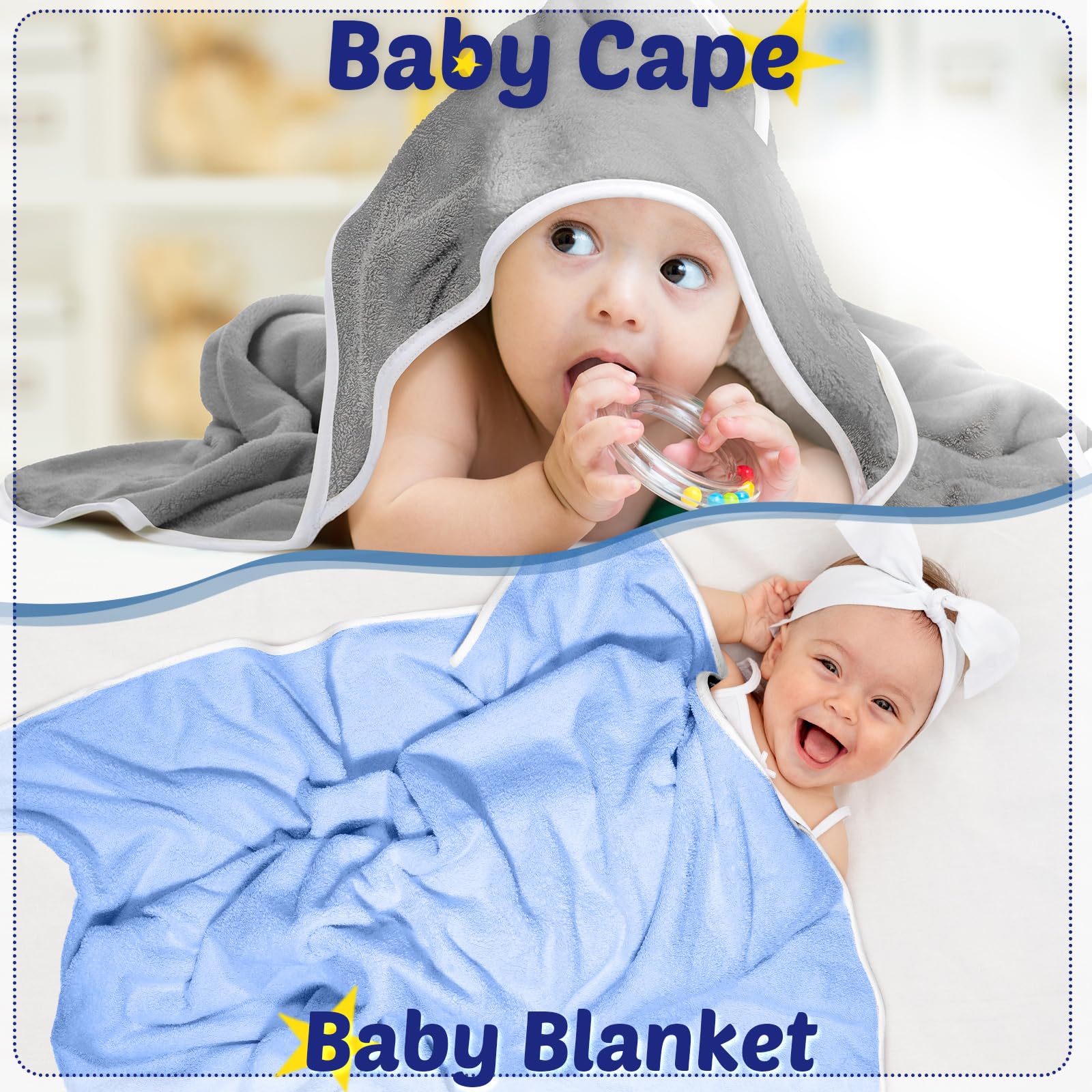 Reginary bath-time towel in use demonstrates quick drying and head warmth