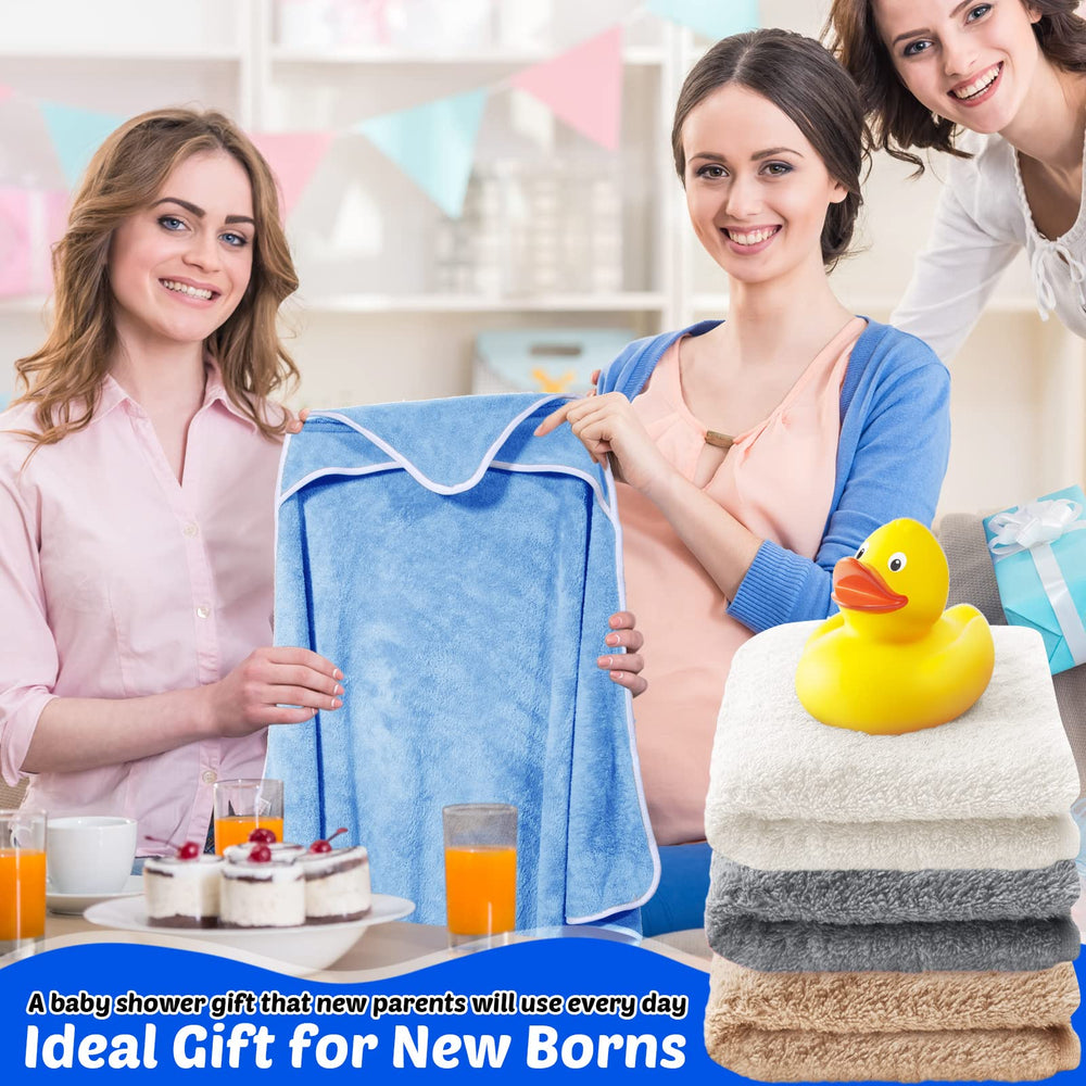 Reginary four-pack baby towel set, ideal baby shower gift
