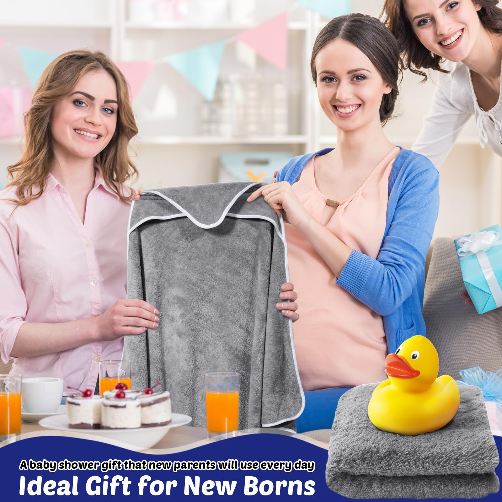 Reginary gift-ready baby towels showcasing unisex design for shower or registry