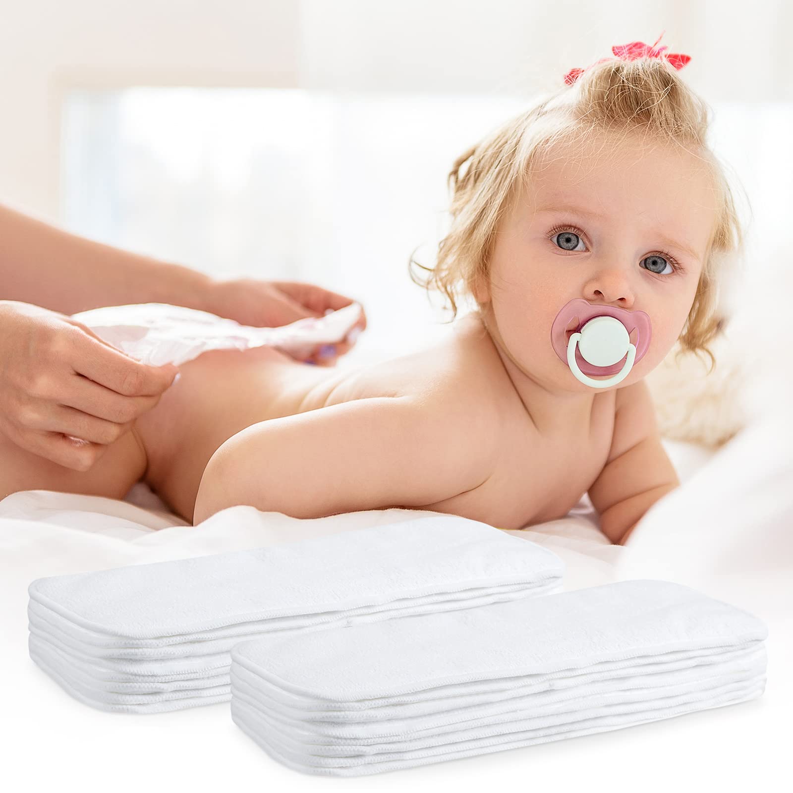 Reginary machine-washable inserts for easy care and reuse.