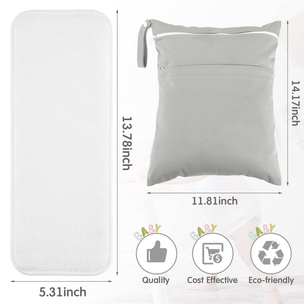 Reginary newborn 3-layer inserts with soft microfiber for sensitive skin.