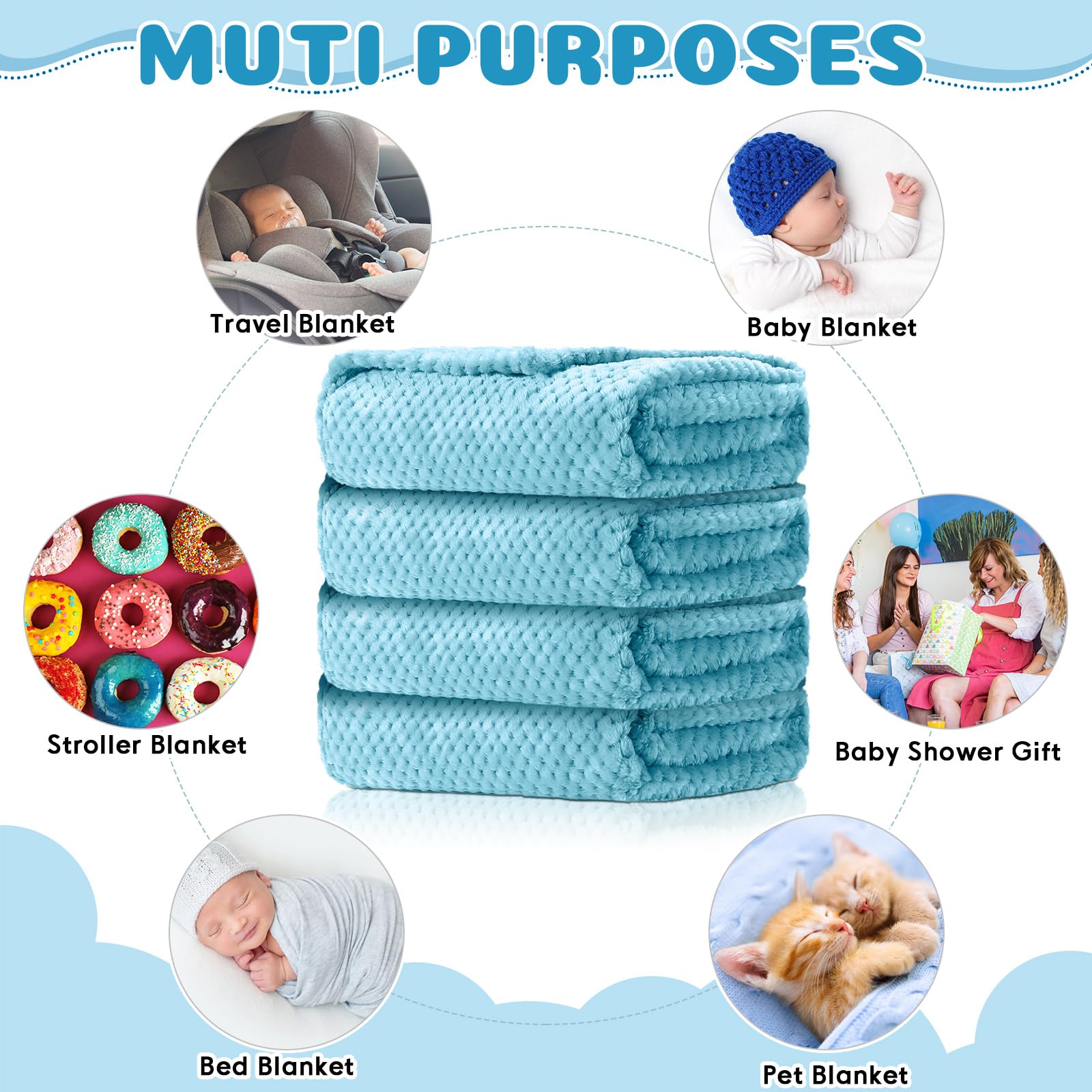Reginary 4-pack presented gift-ready for baby showers or new parents.