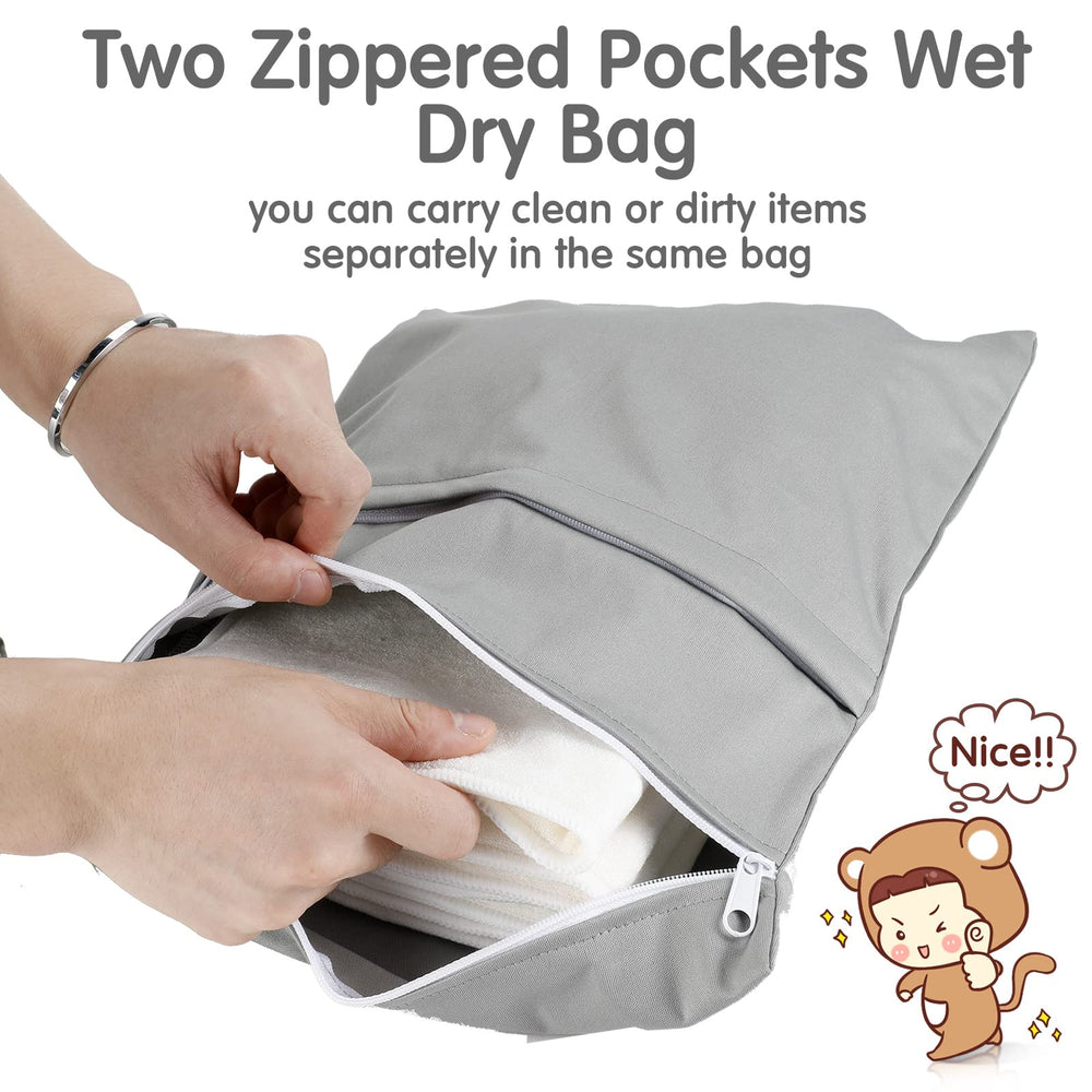 Reginary waterproof diaper bag 36x30 cm for on-the-go storage.
