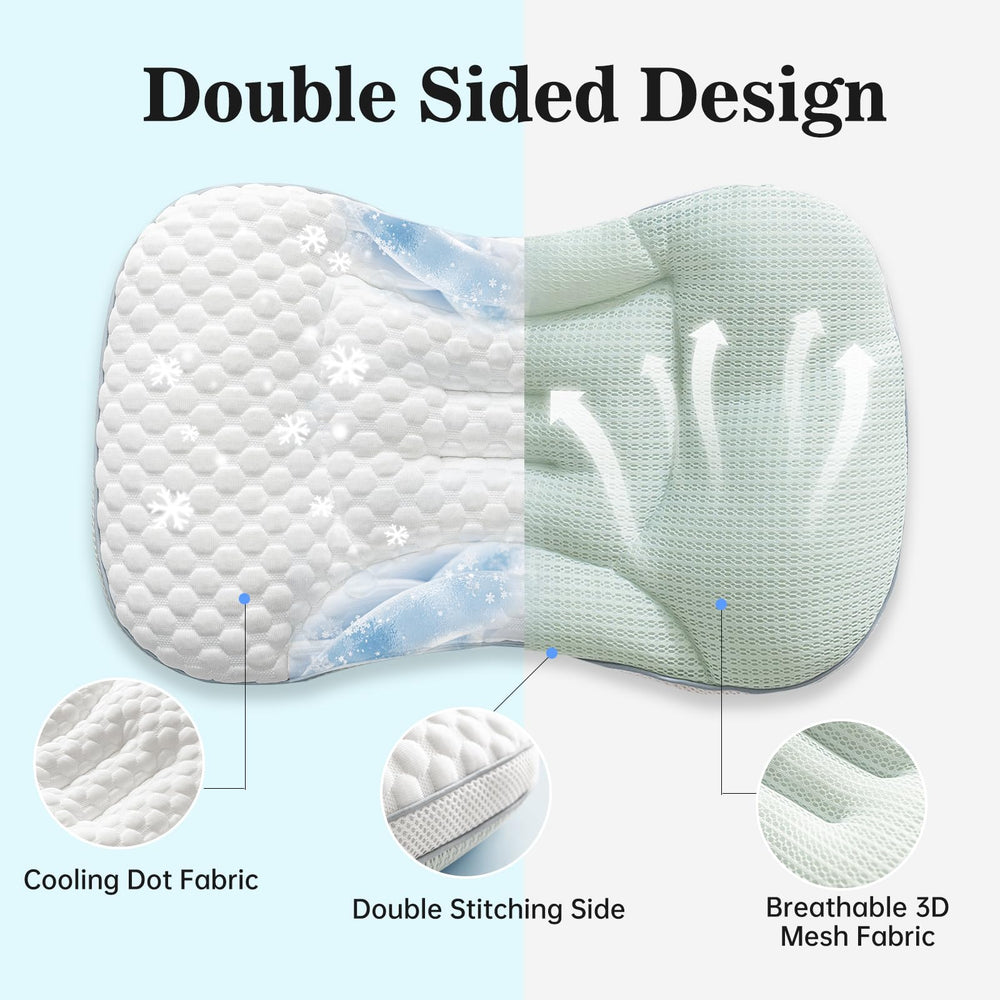 Compact travel-sized Reidio pillow ideal for toddlers on trips.