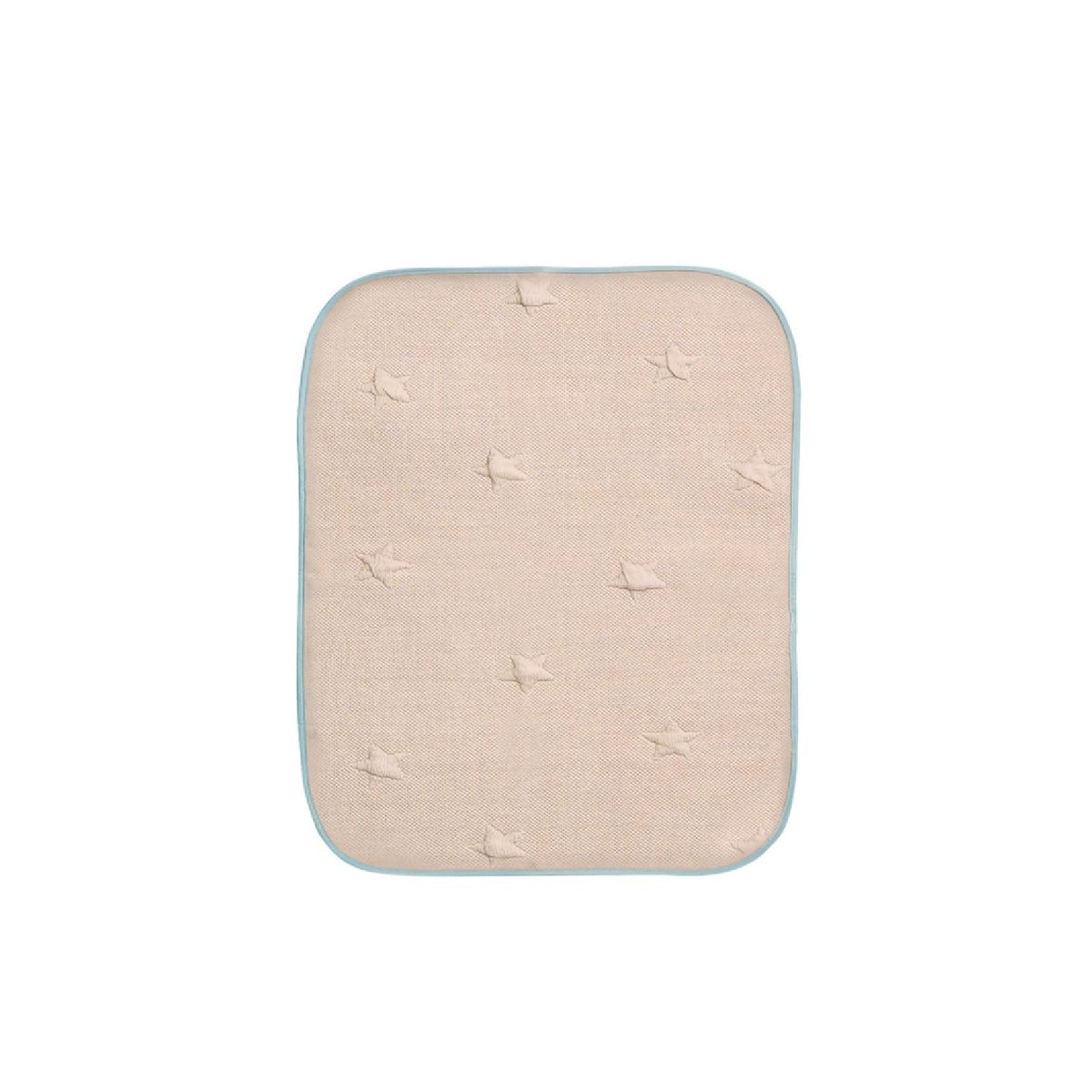Reidio waterproof toddler mattress pad in khaki, 30x45 cm, protects against leaks.