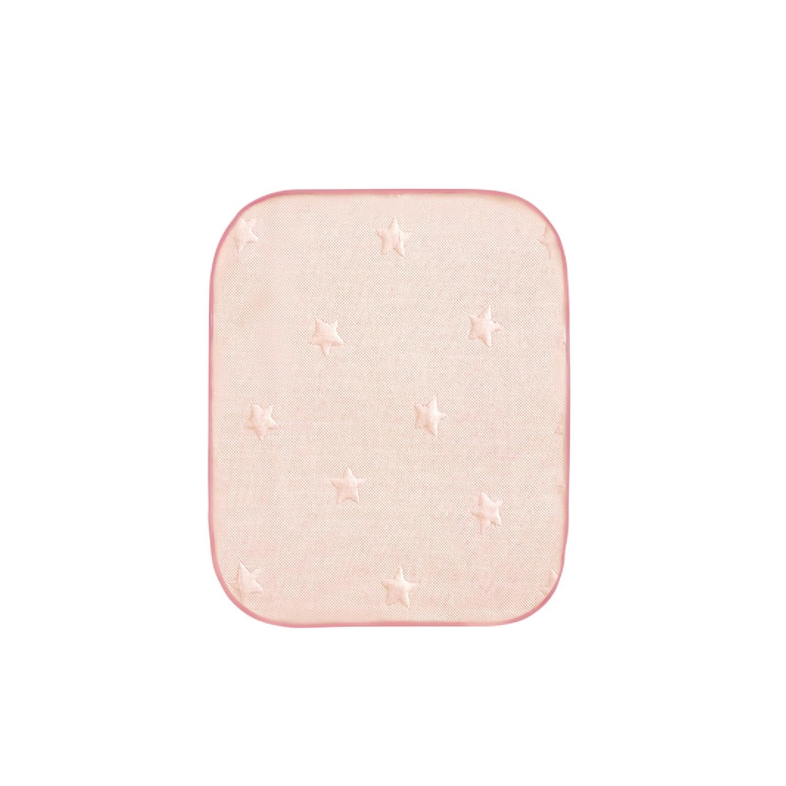 Reidio waterproof toddler mattress pad in peach protects against leaks for quick cleanup