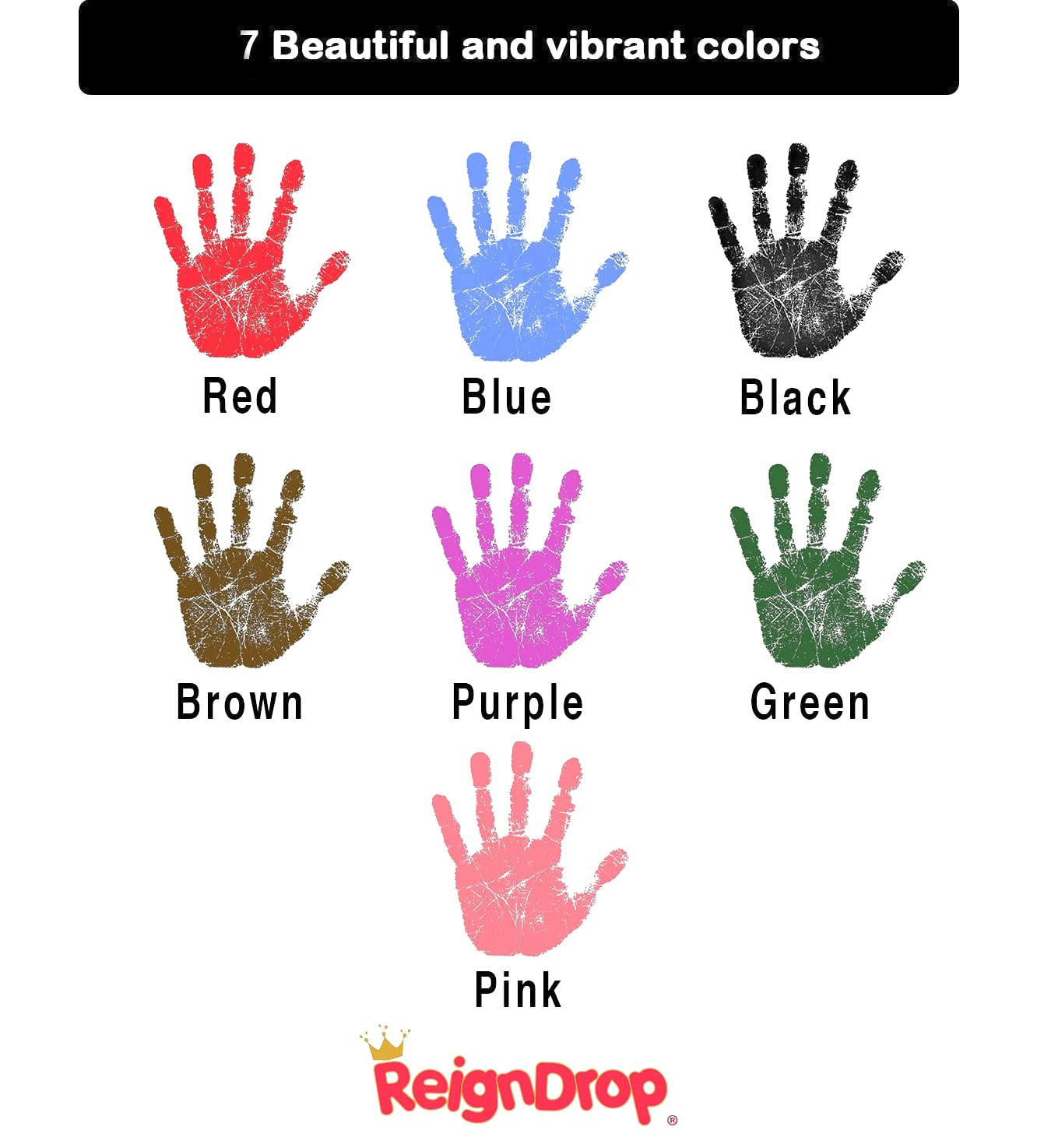ReignDrop pet paw print kit for smudge-resistant keepsakes.
