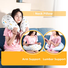 Relaxally Contour Nursing-use position supports arms and back during feeding