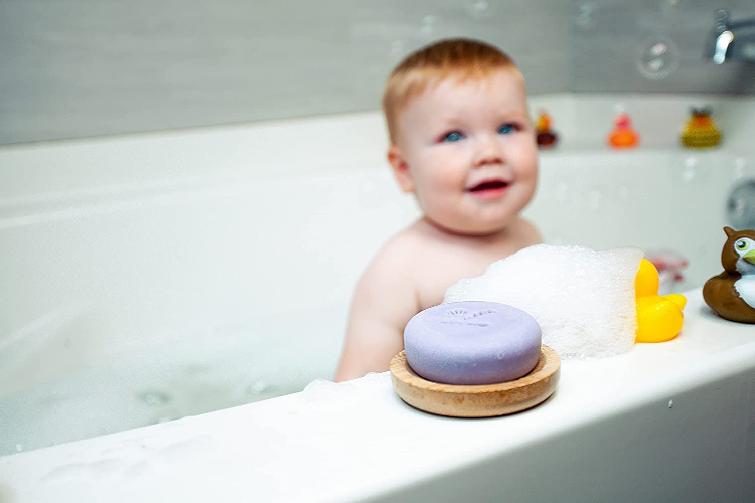 Relaxcation cold process soap crafted in the USA for gentle cleansing