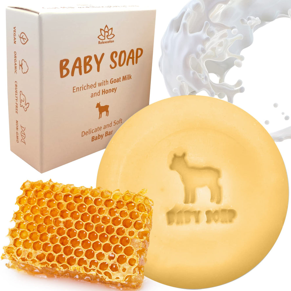 Relaxcation soft lather bubbles indicate mild cleansing for all ages.