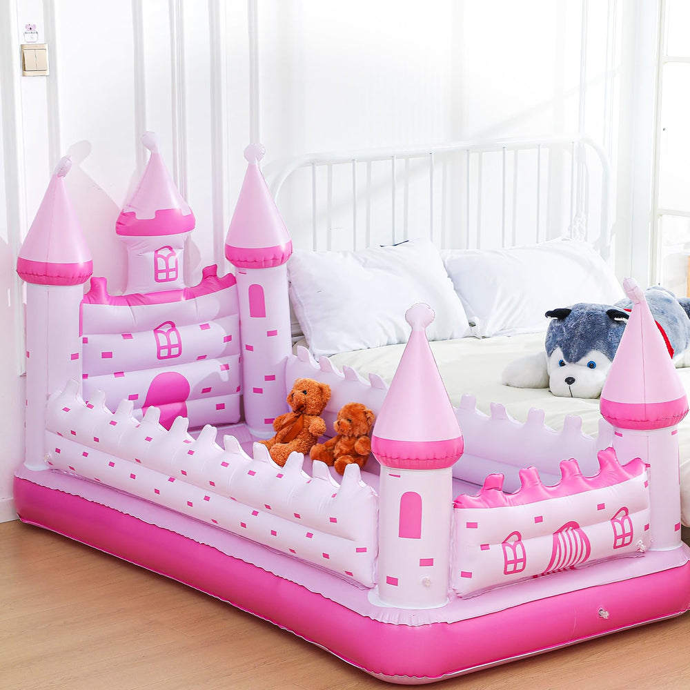 Relaxgiant Pink Castle ball pool option image suggesting playful indoor activity.