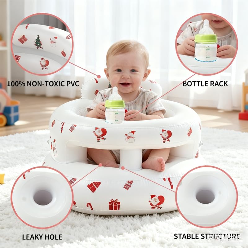 Relaxing Baby seat used during feeding time with upright posture