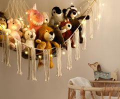 RelaxScene plushie display upper corner for toy showcase