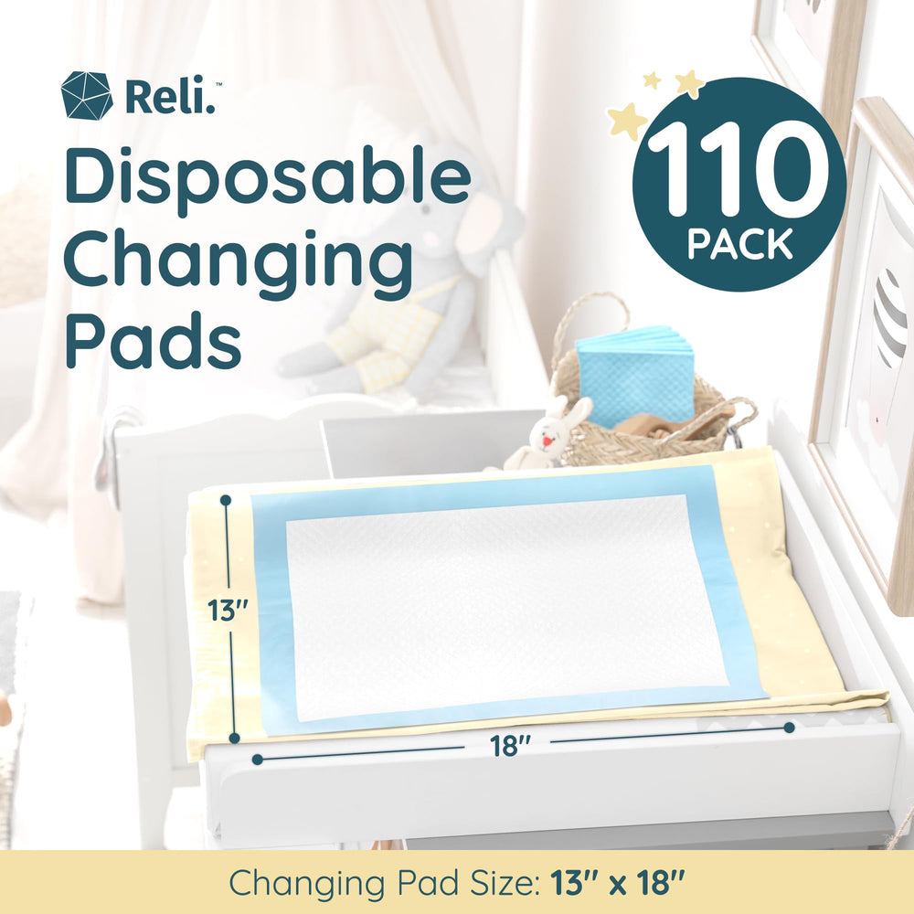 Reli soft quilted top provides a gentle touch for baby skin.