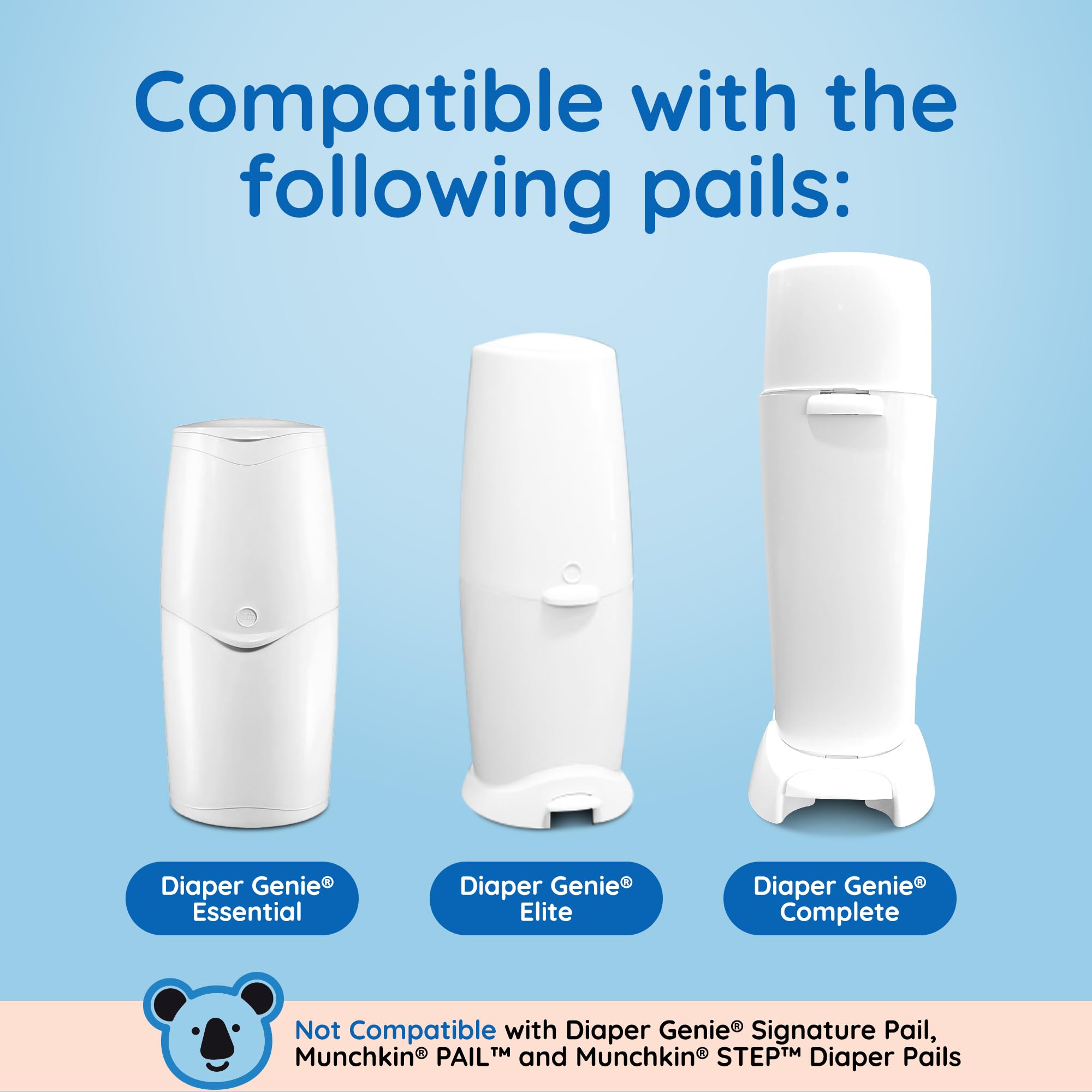 Reli Genie Complete compatible refill fits popular pails for quick changes