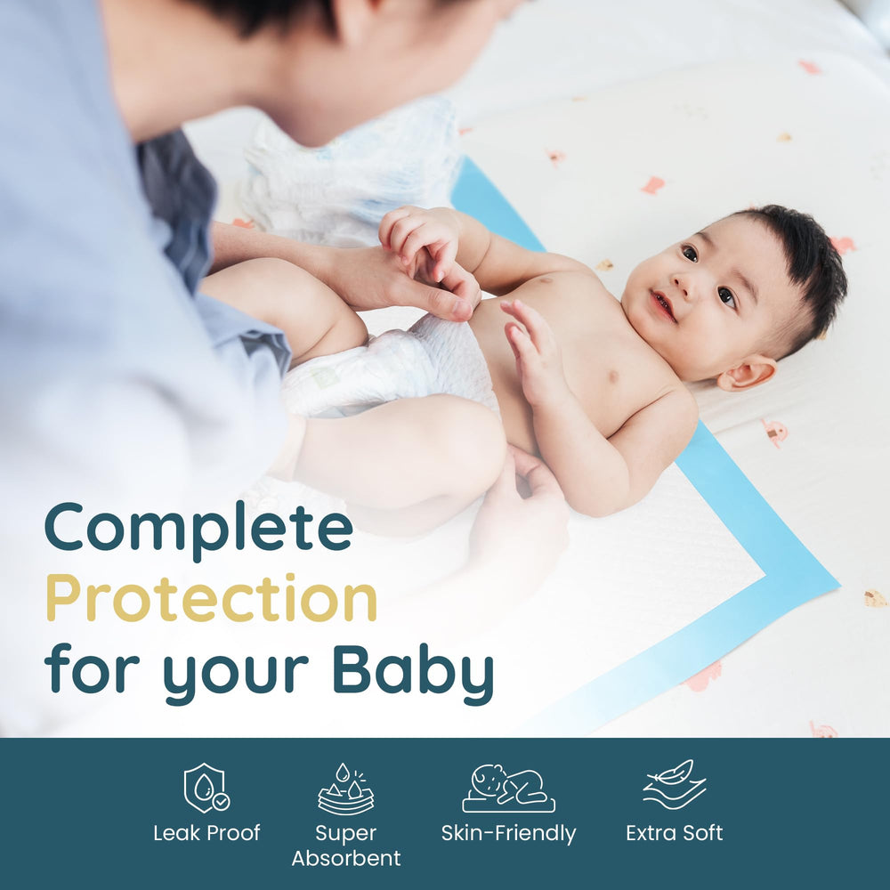 Reli soft skin-friendly top keeps baby's skin comfortable during changes.