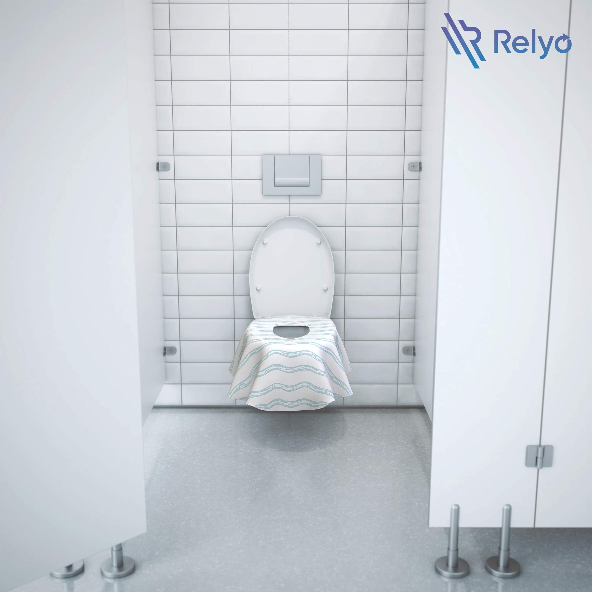 Relyo disposable toilet seat covers are not flushable.