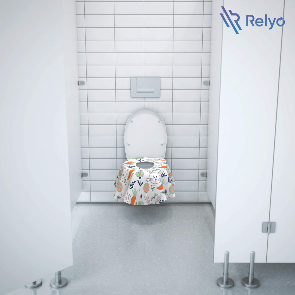 Relyo on-the-go potty training aid for parents traveling with kids.