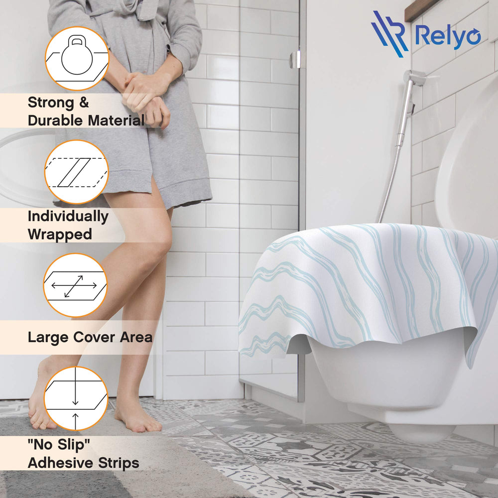 Relyo adhesive-strip ensures a secure fit during use.