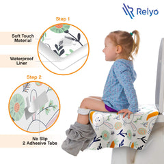 Relyo waterproof liner provides skin-friendly protection on public restrooms.
