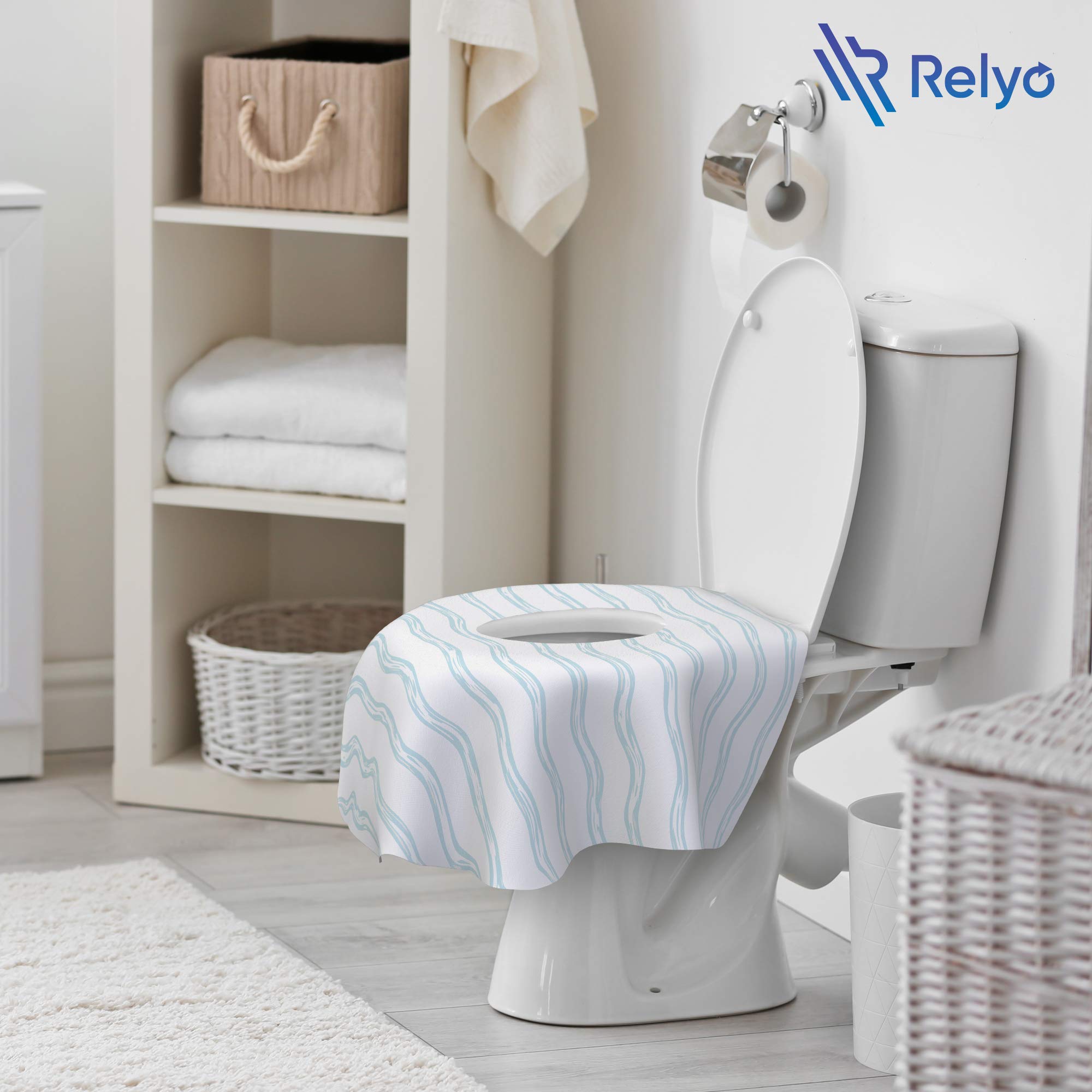 Relyo waterproof, skin-friendly liner protects sensitive skin.