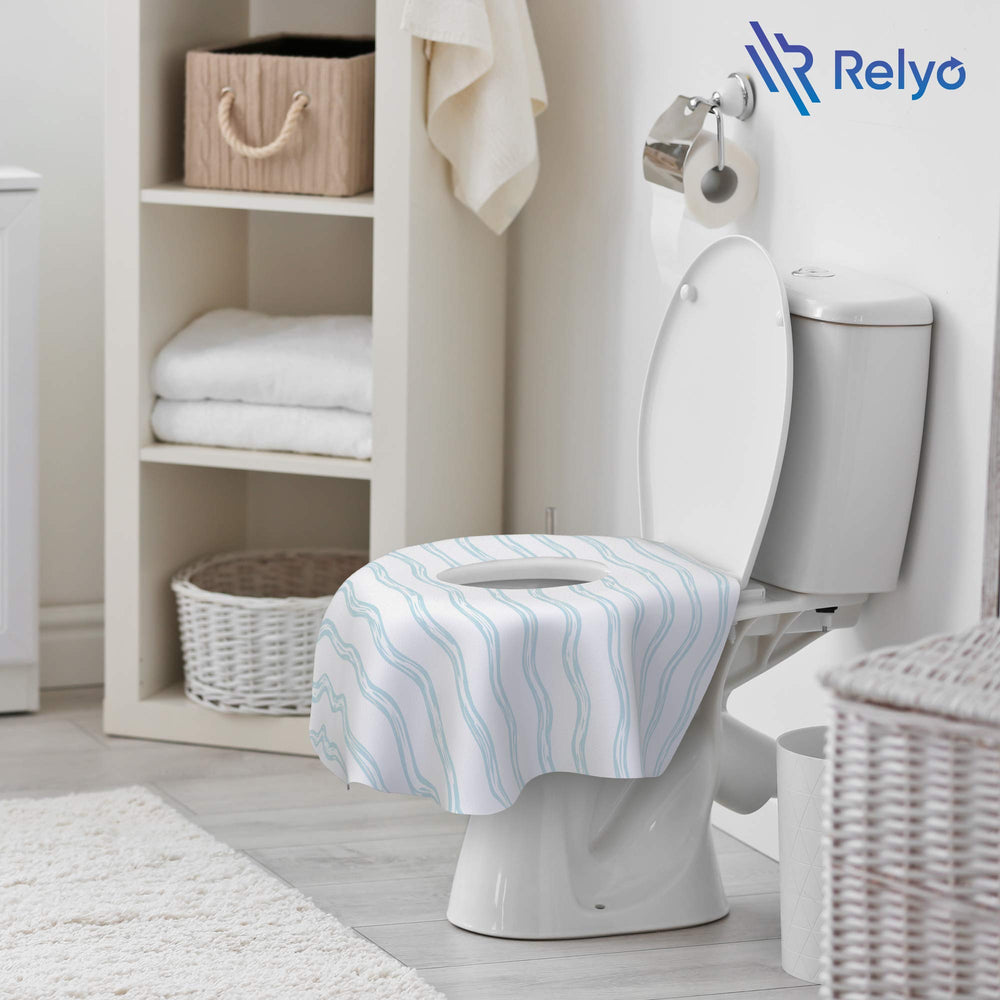 Relyo waterproof, skin-friendly liner protects sensitive skin.
