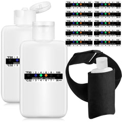 Remagr urine kit bottles showing compact 100 ml capacity for easy sampling.