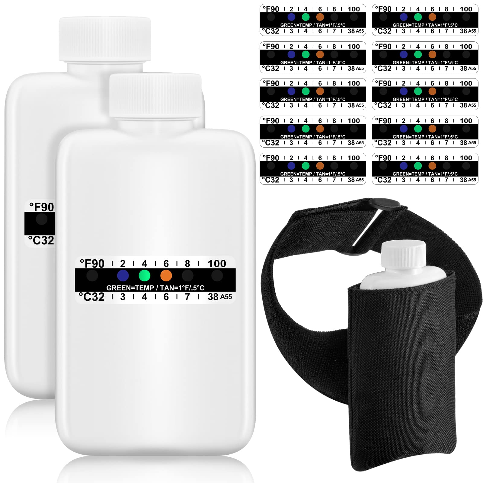 Remagr urine kit bottles with two containers for convenient sampling