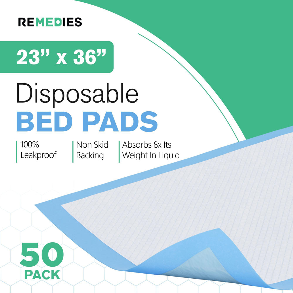 Remedies bed pad wetness indicator helps you spot accidents early.