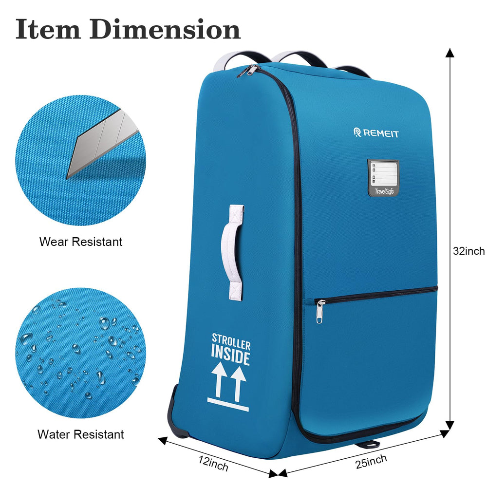 REMEIT Stroller Bag durable materials shield the stroller