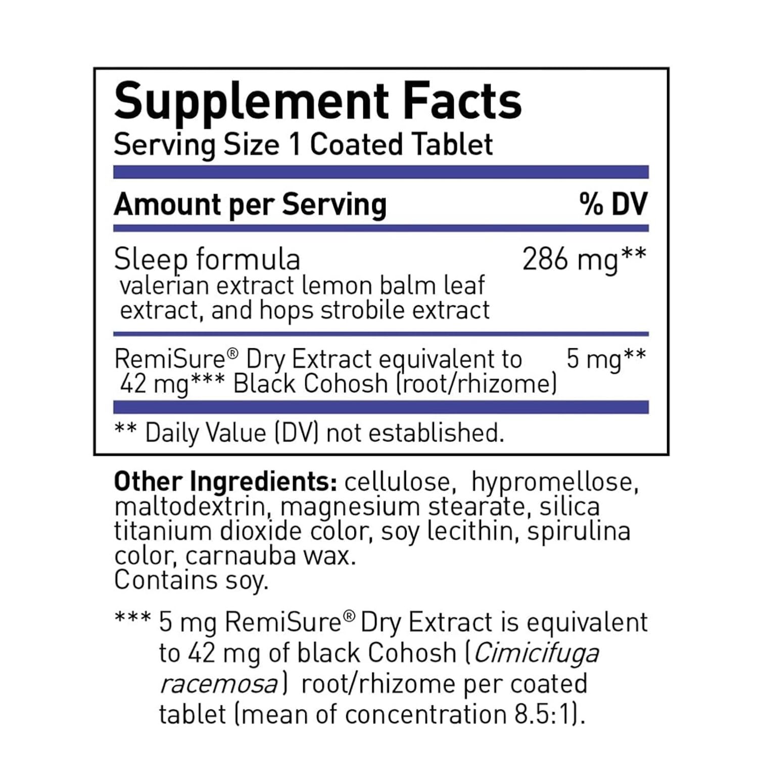 Remifemin Good Night bottle beside a calm bedtime scene for restful sleep support