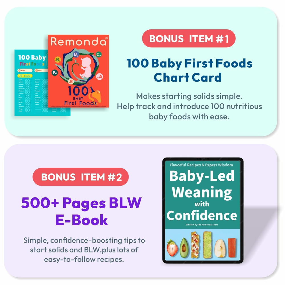 Remonda BLW e-book guide with kid-friendly recipes.