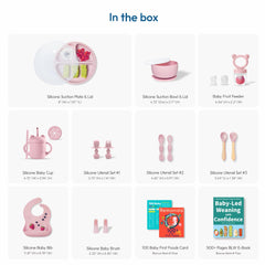 Remonda three-pair utensils designed for little hands to promote confident self-feeding
