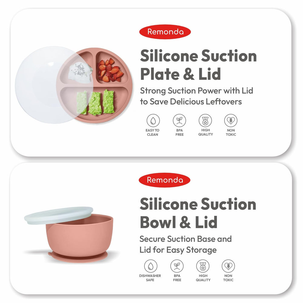 Remonda self-feeding spoons designed for small hands