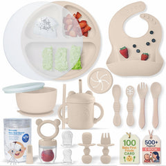 Remonda suction plate with 6.5-inch base delivers strong grip for mess-free meals.