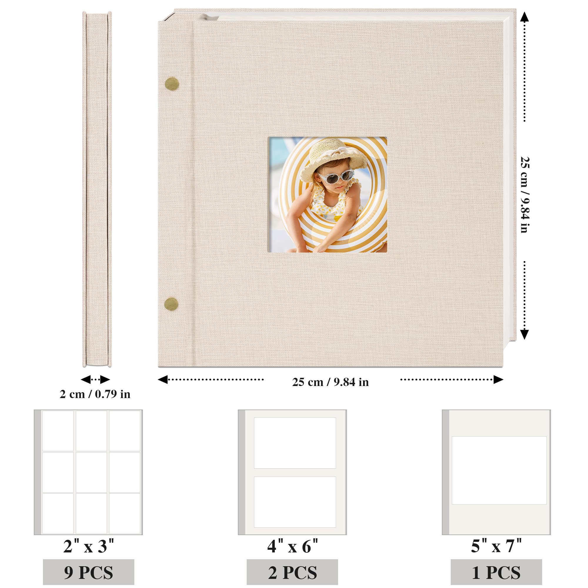Remowith brass screws ensure a durable spine and secure page removal.